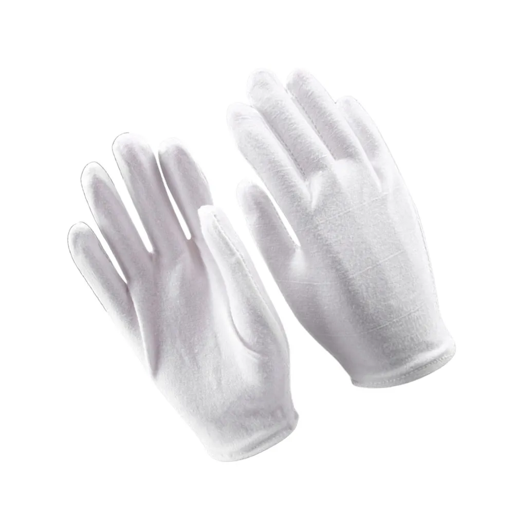 

6Pcs Cotton Protective Gloves Lightweight Stretchy Safety Working Gloves for Gardening Industrial Labor Coin Inspection