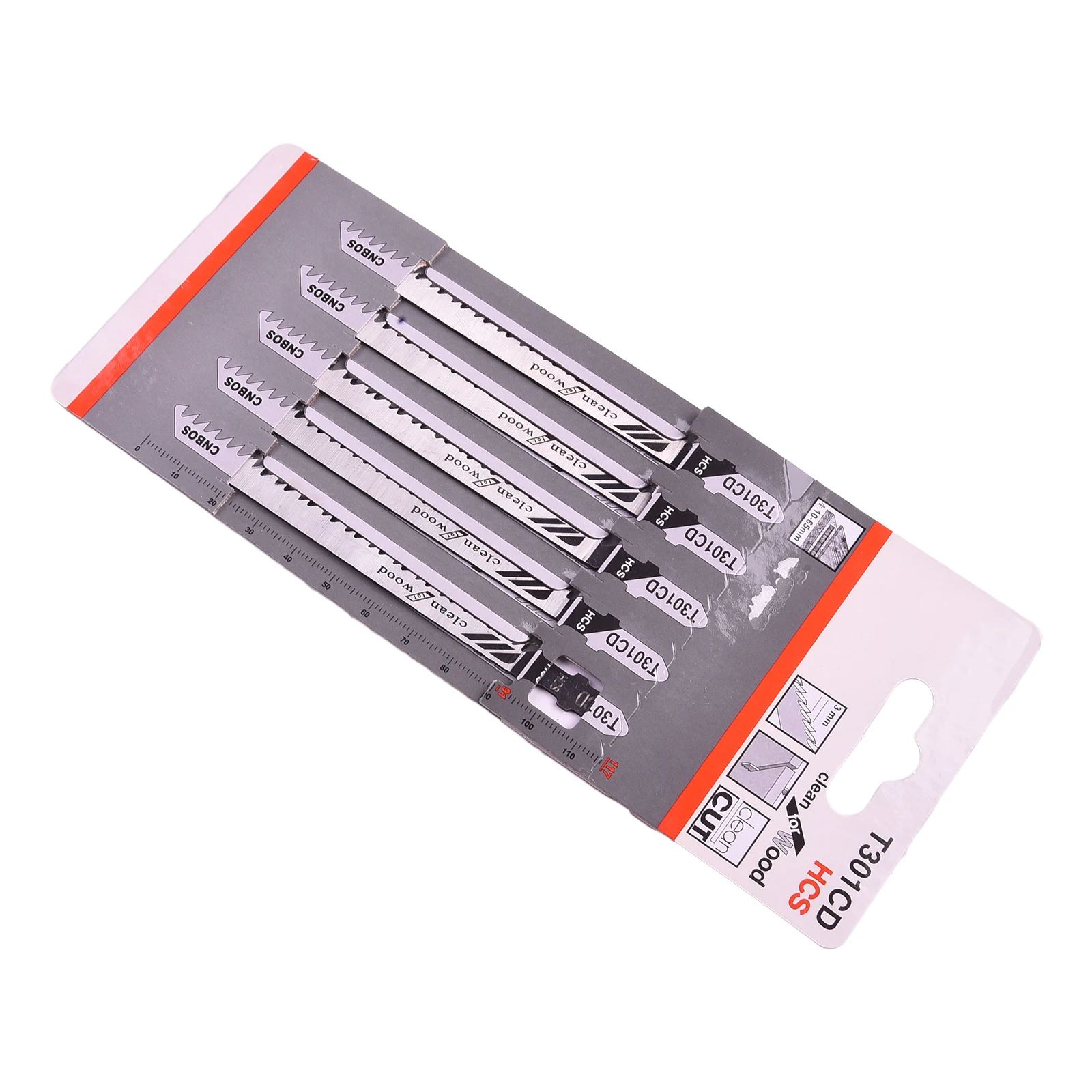 High Quality Brand New Saw Blade T301CD Plastic 5Pcs Cutting Tool Home Power Tool Wood Accessories Black/Silver