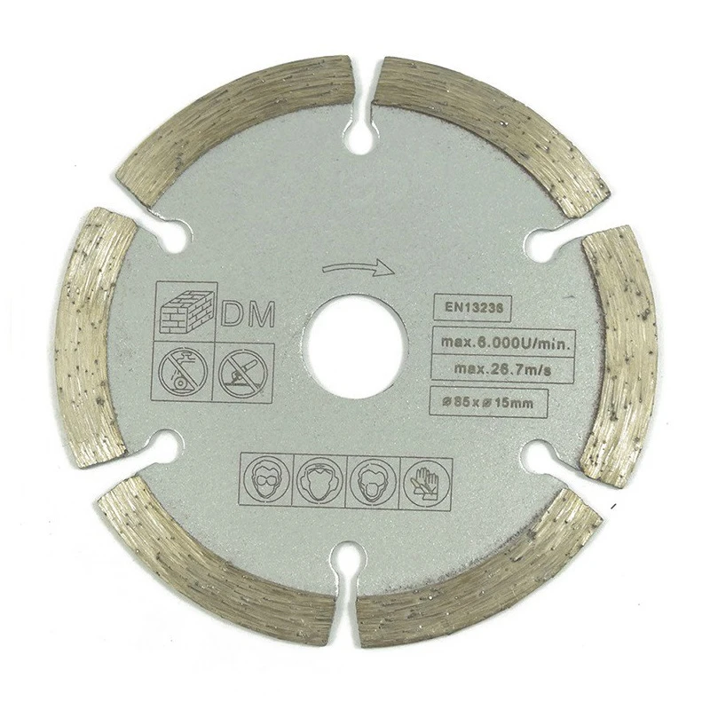 5Pcs 85x10/15mm 원형 톱 블레이드 목재 금속 플라스틱 석재 목공 도구 액세서리를 절단하기위한 미니 목공 톱 블레이드