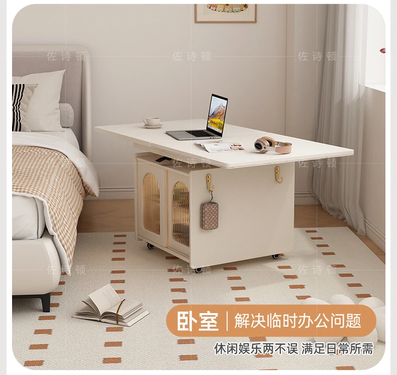 

Table for balcony removable tea cabinet