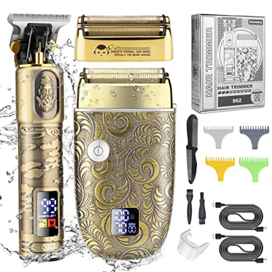 

Hair Clippers for Men and Electric Razor Shavers SetCordless Hair/Beard Trimmers Grooming Kit Hair Liners Clippers for Hair Cut