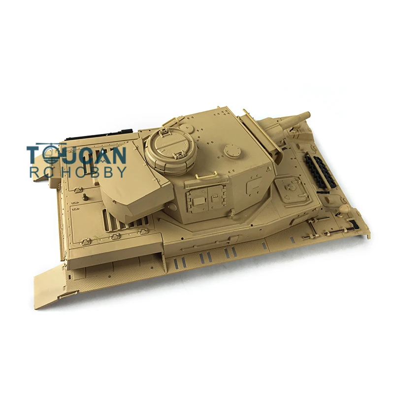 Heng Long Accessories 1/16 RC Spare Part German Panzer IV F RC Tank 3858 Plastic Turret & Upper Hull DIY Model TH00279