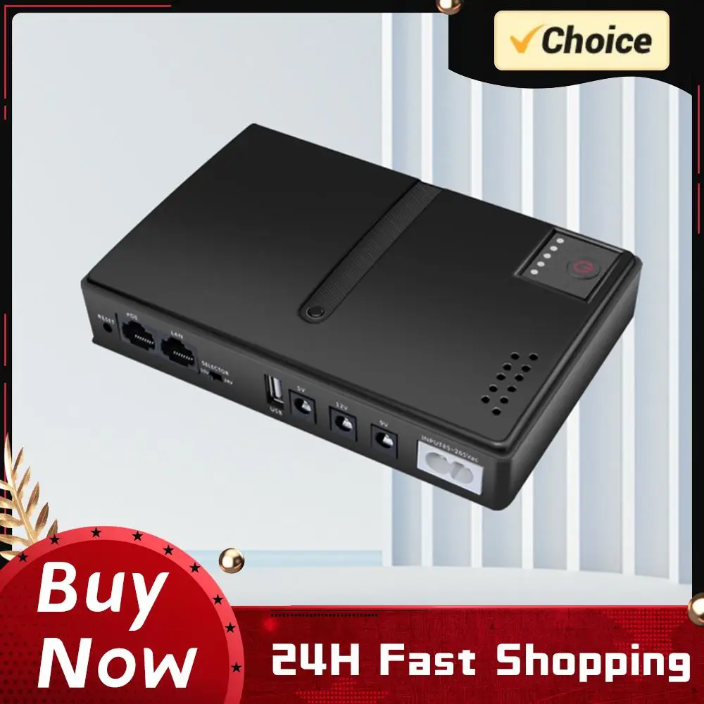 

Источник бесперебойного питания DC1036P (ИБП) 5В/9В/12В, 36Вт, 10400мАч для роутеров, коммутаторов, мобильных телефонов