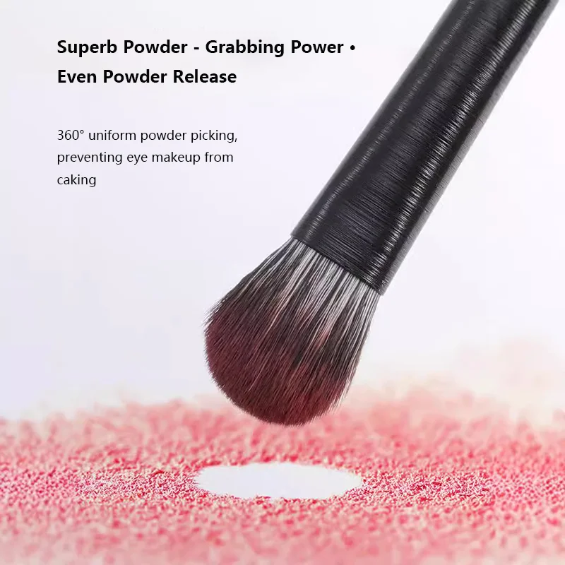 10개 울트라 소프트 아이 메이크업 브러쉬 세트 - 아이섀도우 블렌딩 언더 아이 아이라이너 앵글 브로우 디테일링 브러쉬 키트