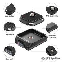 AA58 ULANZI UKA01 Camera Quick Release Plate Kit Arca/F38 Interface Plate Mount Quick Setup System for Sony/Nikon/DJI/Fuji