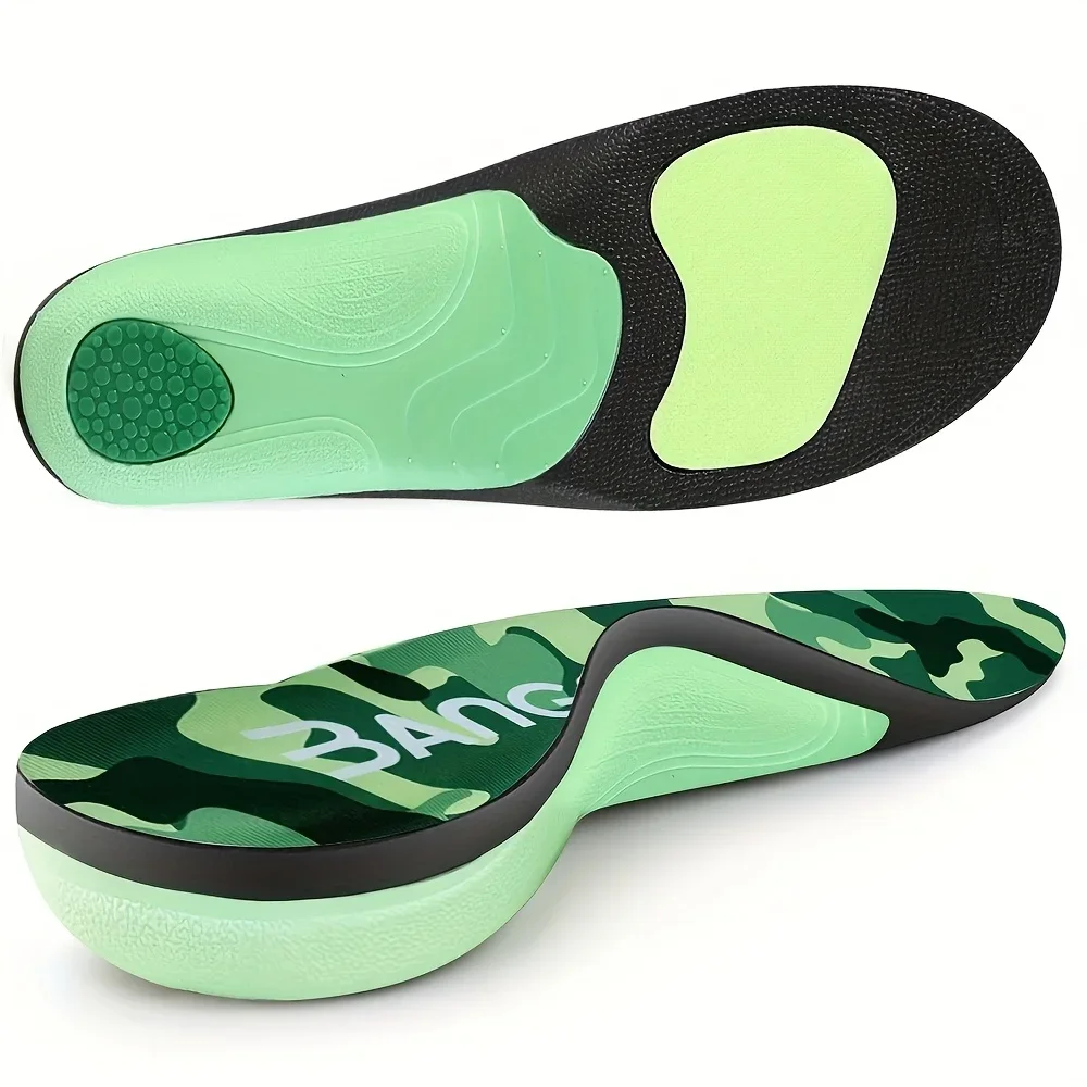 

1 пара коригувающих стельок для мужчин и женщин, стельки с высокой поддержкой свода стопы из ЭВА, стельки для поддержки ног, спортивные амортизаторы для ботинок