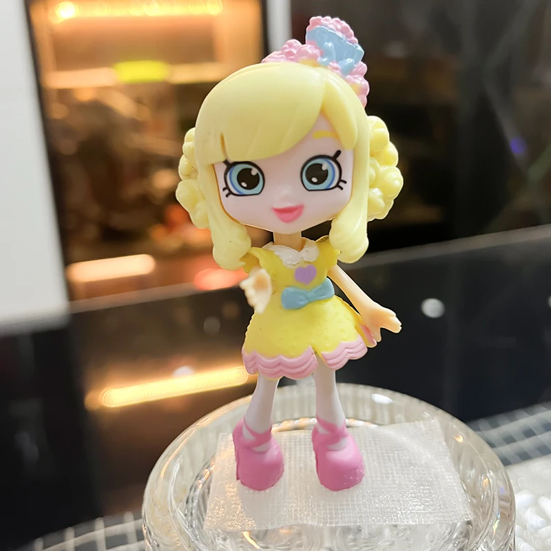 Lps Dogs Shop Girl Happy Place Blue Yellow Hair  Doll Shopping Anime Action Figures Toys Limited Collection Model  Girls Y23