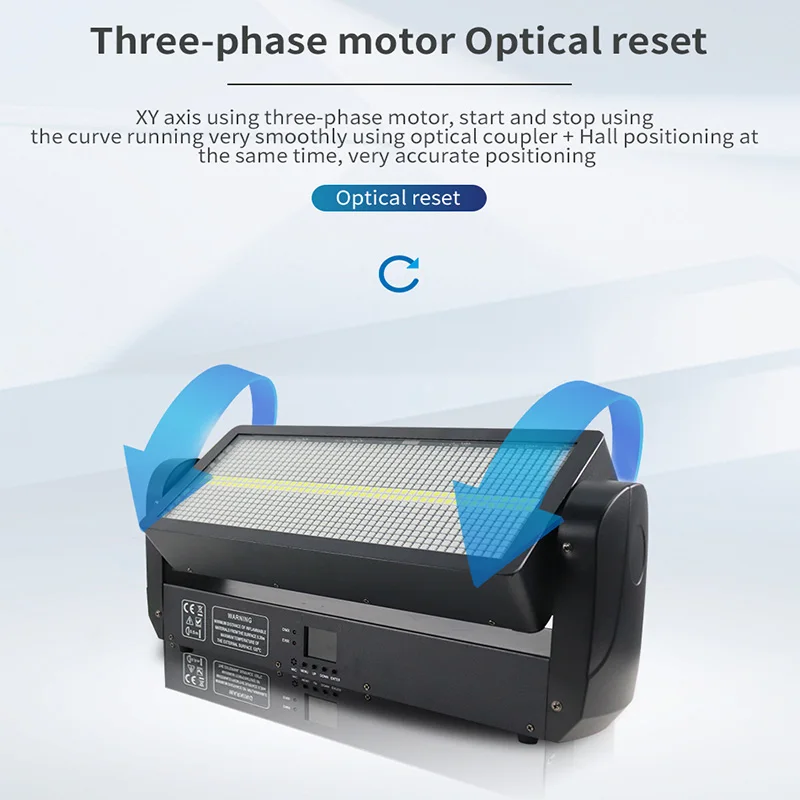 400W 960PCS RGBW DMX Moving Head Strobe Light DMX512 Horse Racing Wash Dyeing Effect Stage Lighting for DJ Disco Wedding Party