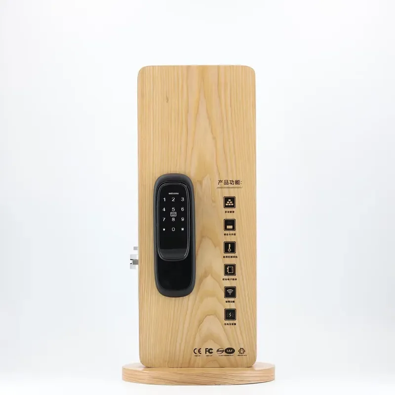 Smart Stainless Steel Hotel Door Lock Heavy Duty Electronic Password Entry Waterproof Anti Theft IP Function App Control Long