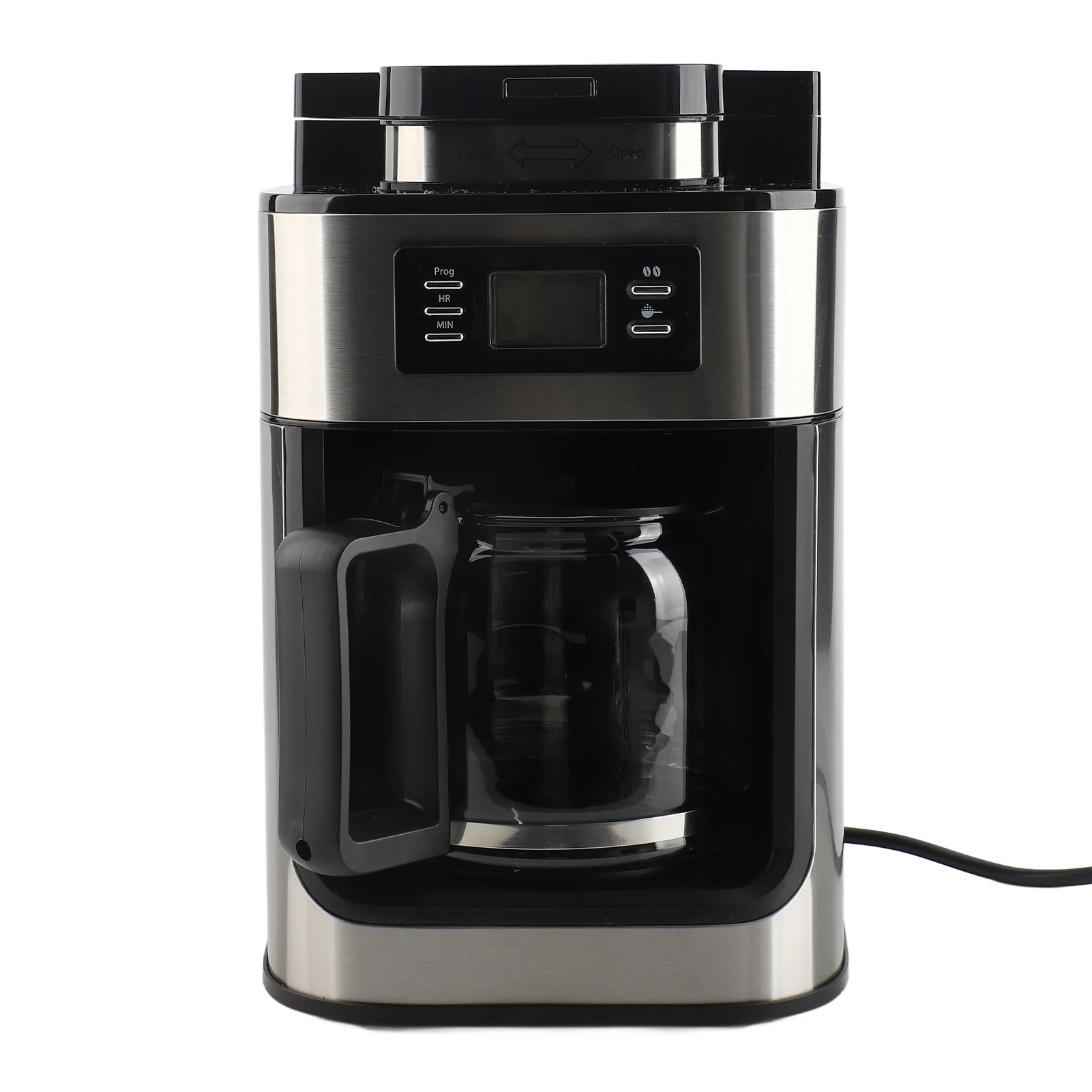 ماكينة صنع القهوة القابلة للبرمجة أوتوماتيكية الكل في واحد ماكينة القهوة 1 لتر سعة كبيرة 2-8 أكواب ماكينة صنع القهوة بالتنقيط الدفء طحن المشروب #2