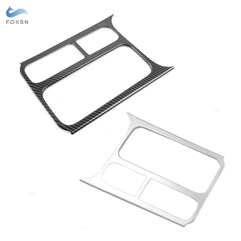 Car Accessories Interior Central Control Water Cup Holder Frame Cover Sticker Trim For VW Tiguan MK1 2008 - 2015 LHD