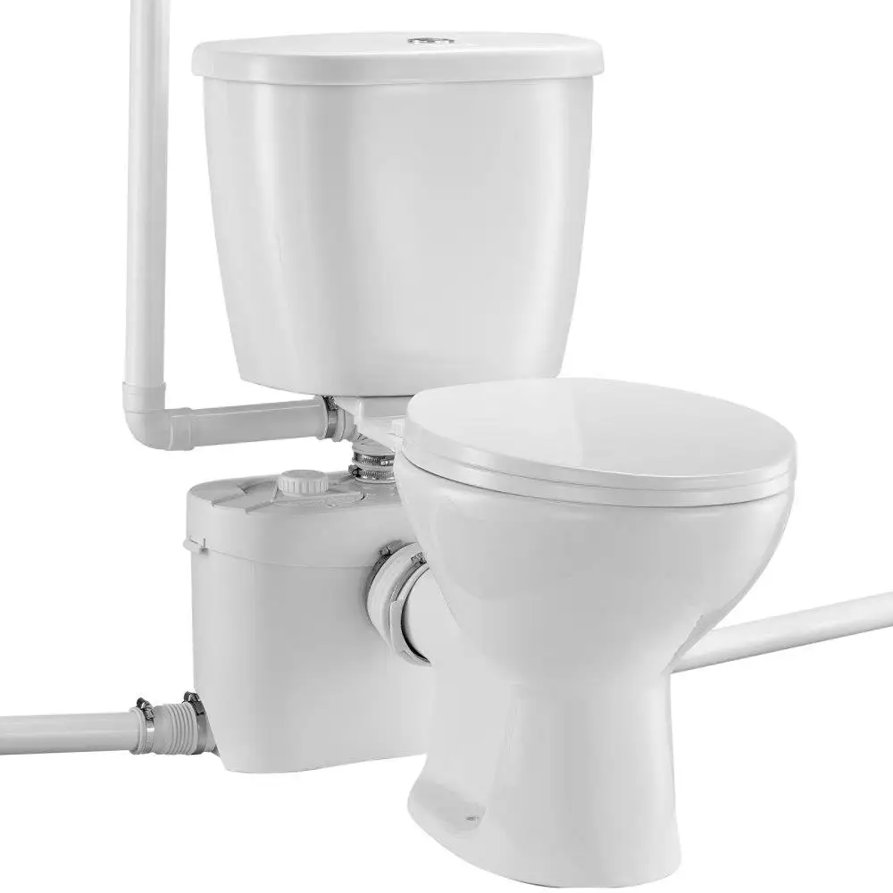 

Туалет Macerating Toilet System 700 Вт Насос Upflush Туалет для подвала Использование Компактное решение для экономии места