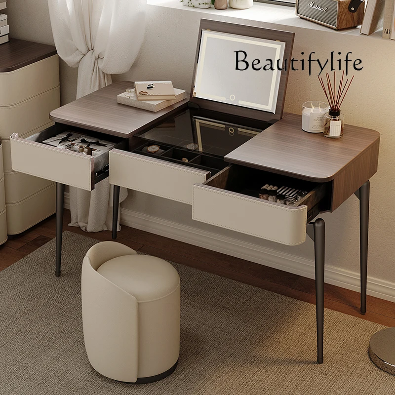 

BJ Women Bedroom Vanity Table Beauty Service Desgin Cosmetics Dressing Table European Minimalist Comoda Pra Quarto Trendy Furnit