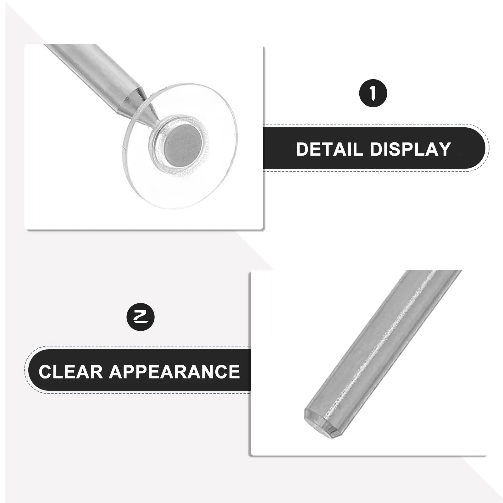 4pcs Universal Tips for Stylus Pens - 7mm Sensitive Replacement Nibs for Touch Screen Pen - Universal Stylus Ends Replacement Ti