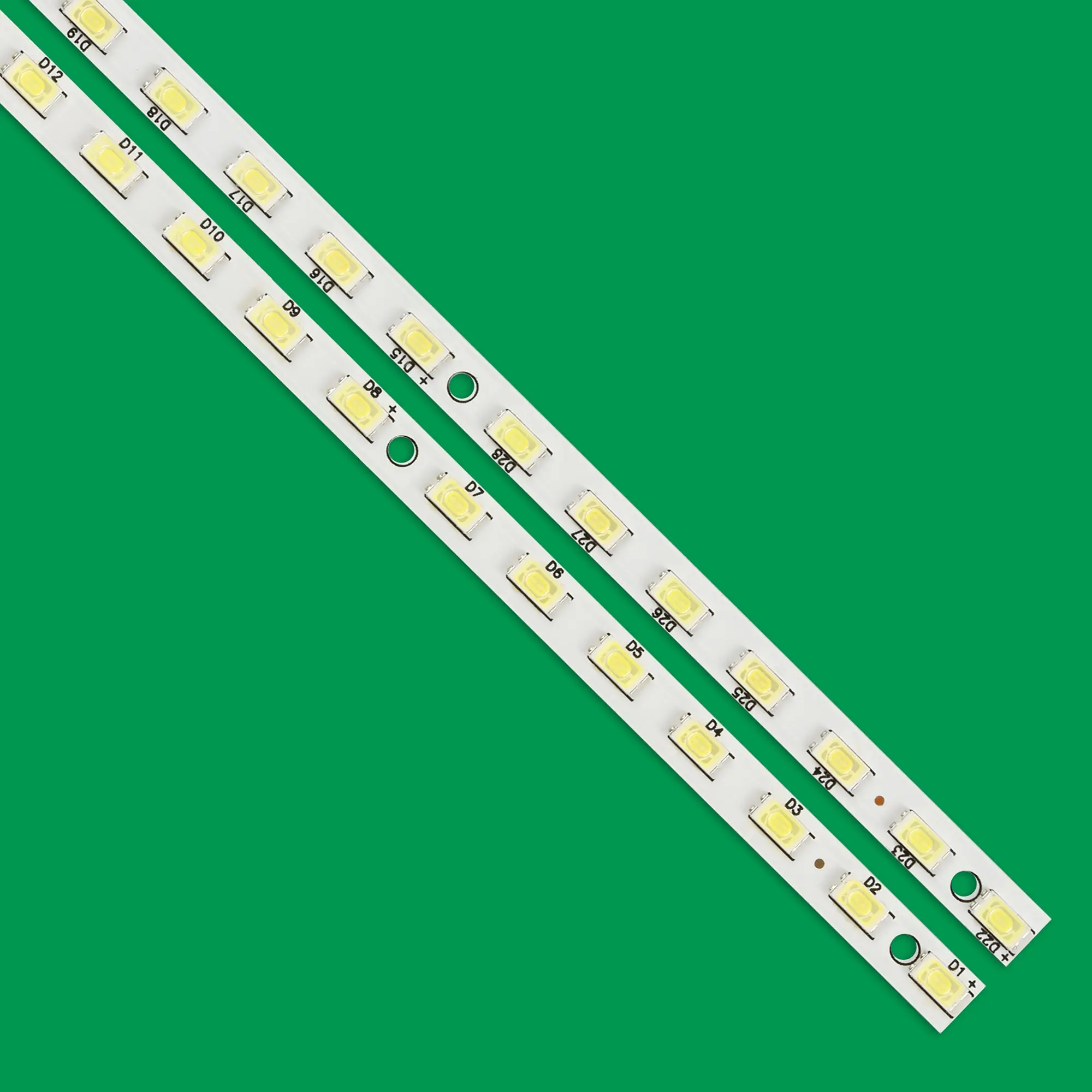 2 PCS LED strip V500H1-LS5-TLEM6 TLEM4 TREM6 TREM4 E117098 28 LEDs 315mm for LE50D8800 V500HJ1-LE1 L50E5000A