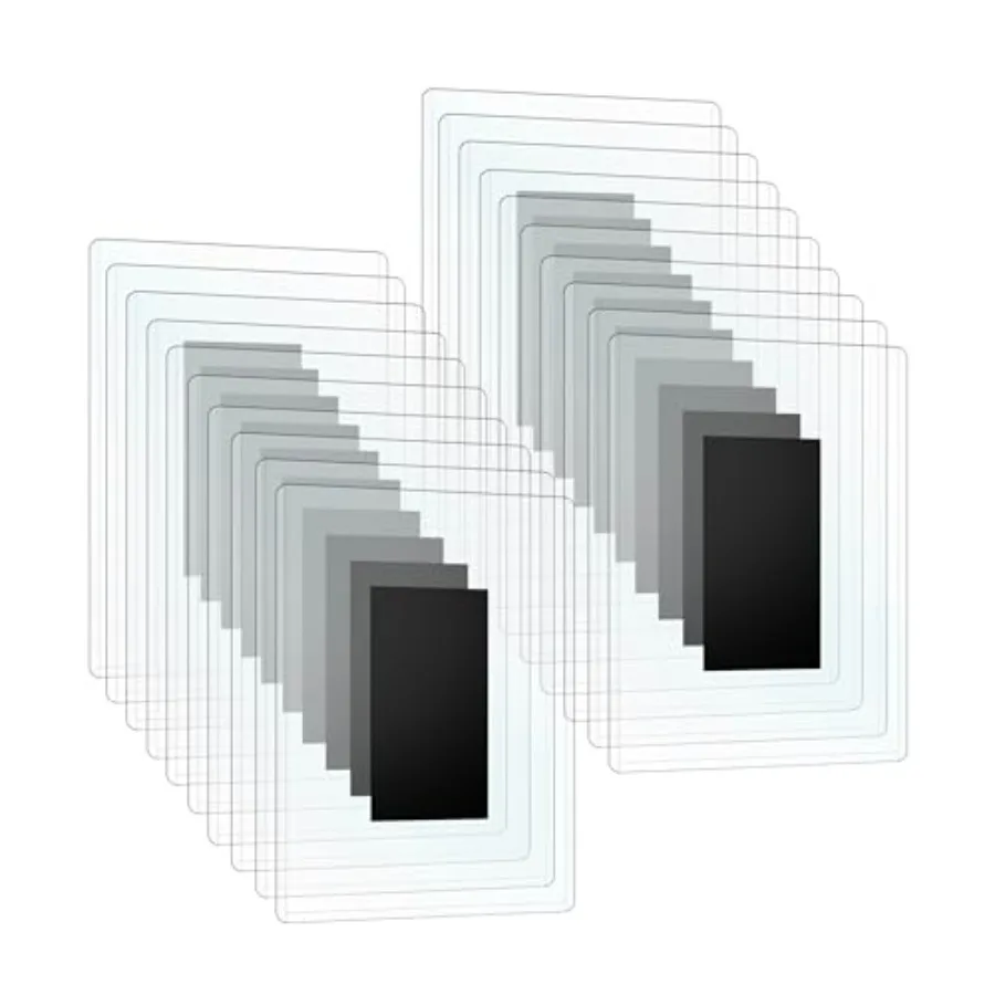 

Магнитные держатели для вывесок 8 1/2"×11", 20 шт. в упаковке. Жесткие магнитные держатели для документов, которые можно использовать как магнитные рамки для фотографий для шкафчиков/холодильников.