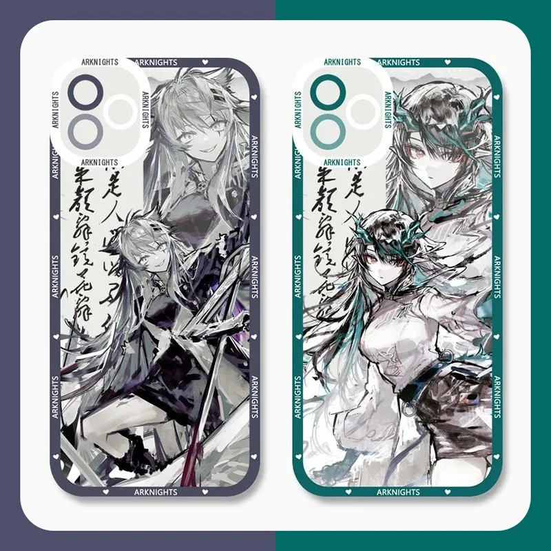 Anime Arknights Game Silicone Phone Case For Xiaomi Redmi Note 13 12 11 Pro Plus 4G 5G 12S 11S 10 10S 9 9S 8 13C 12C 10C Funda