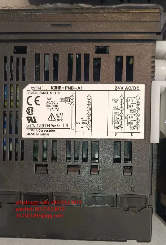 FOR K3HB-PNB-A1 Multi-function Digital Panel Table Original 24V AC/DC 1 PIECE