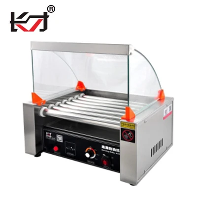 

New Design Sales Stainless Steel Safe Hot Dog Grill Sausages Roller Electric Hot Dog Machine