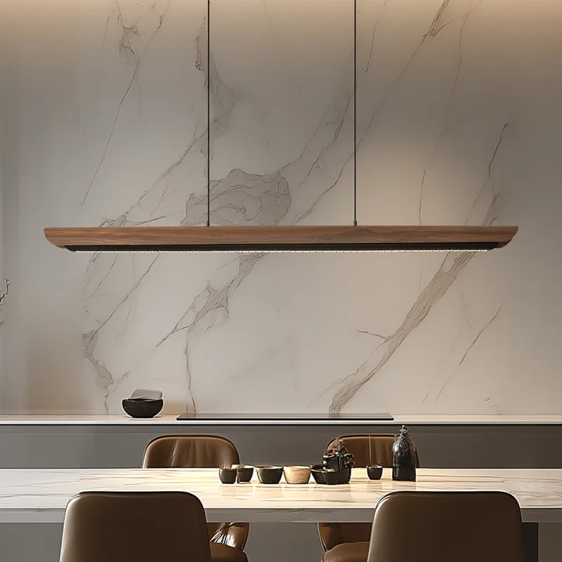

Nordic Long Restaurant Pendant Light for Dining Table Straight Strip Lighting Chandelier Home Decor Indoor Lighting Fixture