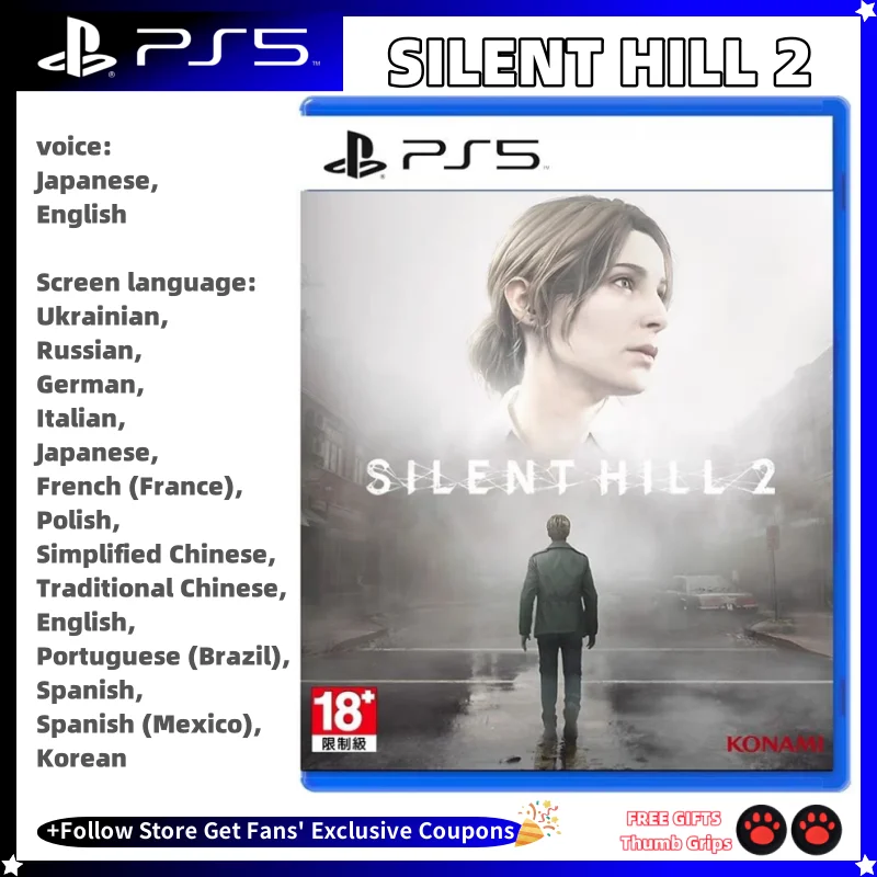 

Playstation 5 PS5 NEW Game CD Silent Hill 2 Game Card Ps5 Games Disks Playstation5 Silent Hill 2