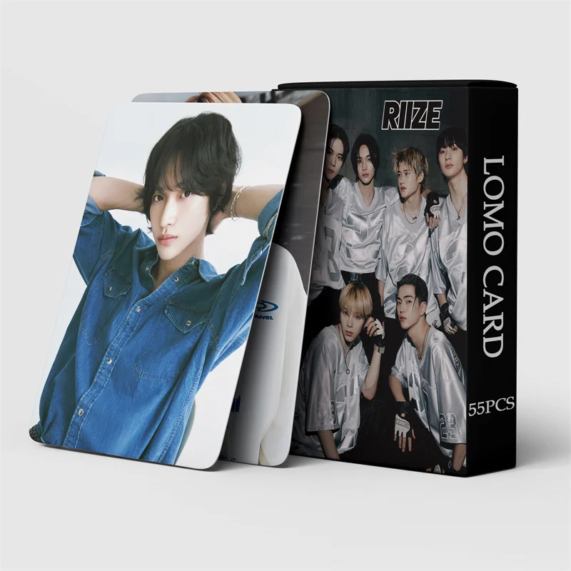 

Новый альбом KPOP RIIZE 55 шт./комплект, Talk Saxy LOMO Card SHOTARO EUNSEOK SUNGCHAN WONBIN SOHEE Fan, коллекция подарочных открыток, фотооткрыток