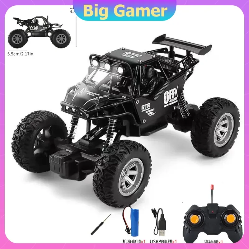 

Zwn 1:20 2wd Rc Car With Led Lights Radio Remote Control Cars Buggy Off-Road Control Trucks Boys Toys Halloween Gift