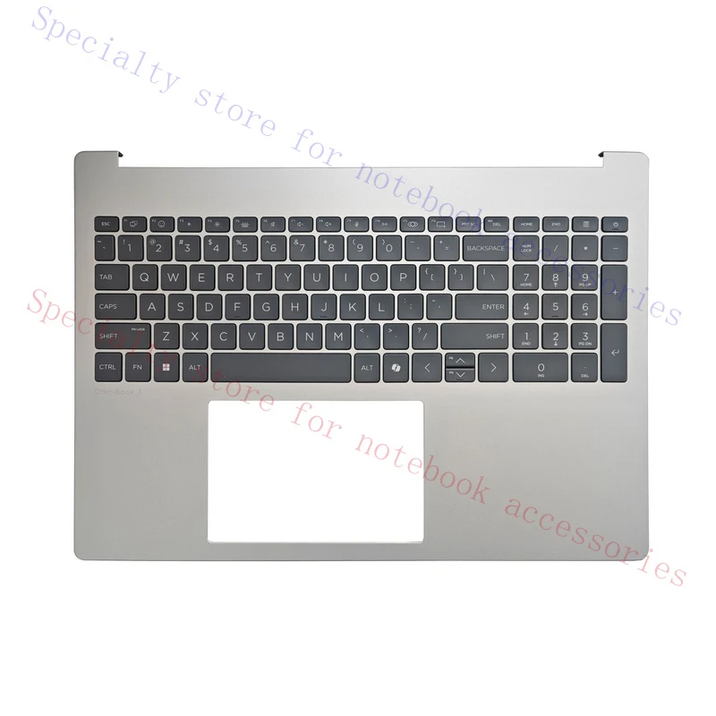 

A+ NEW FOR HP Omnibook 7 16-AY 16-AZ 16-ay0075cl US Keyboard Palmrest Case