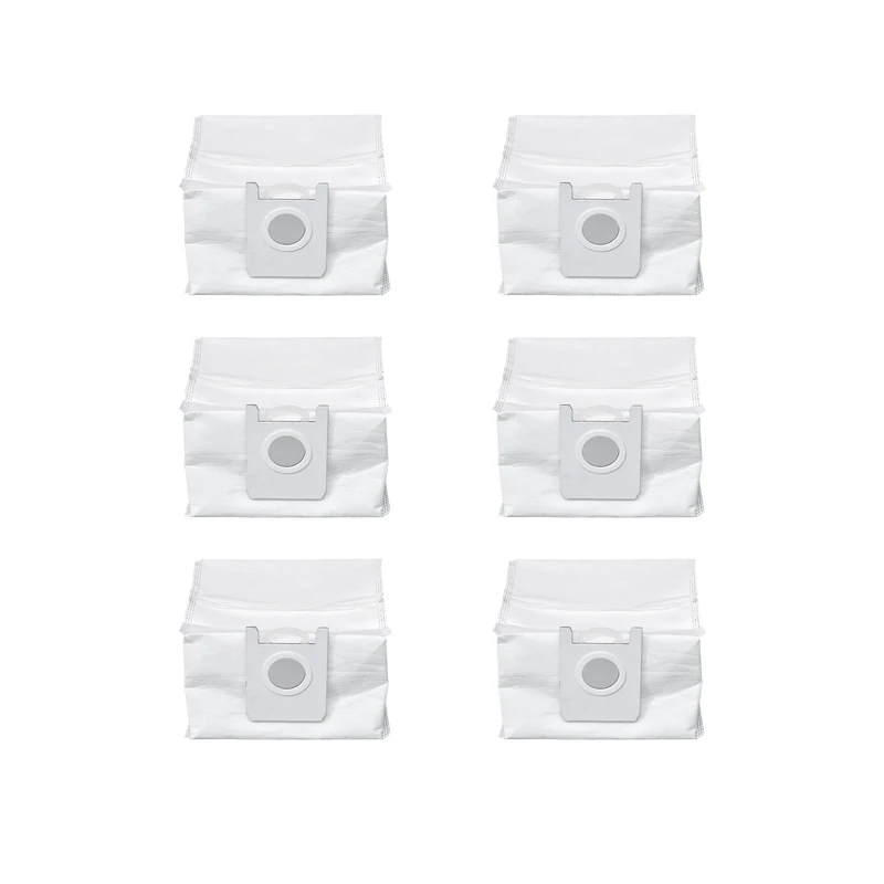 6-12Packs Disposable Replacement Vacuum Dust Bags For ROIDMI EVE Plus Robot Vacuums Cleaner SDJ01RM Accessories