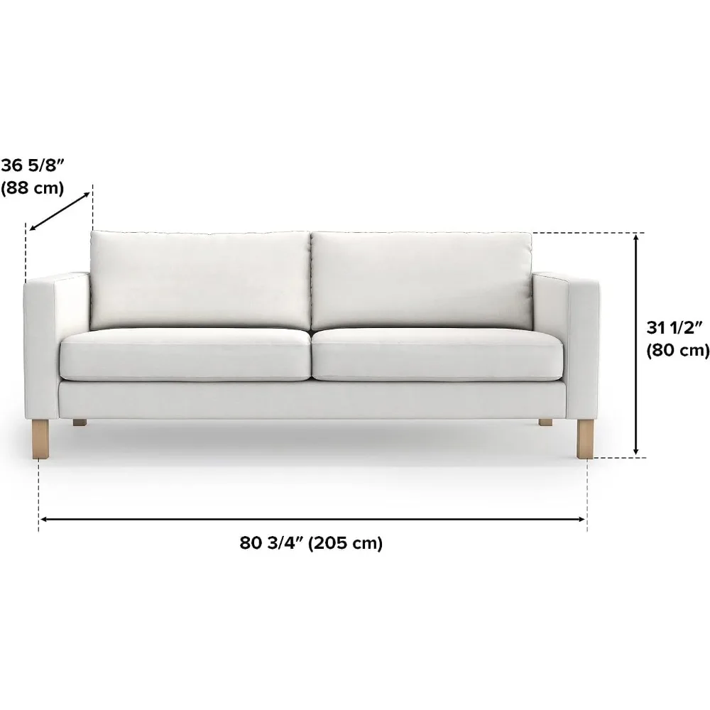 Snug Fit Karlstad 3 Seat (Not 2 Seat) Sofa Cover Slipcover for The IKEA Karlstad Three Seat Slipcover Replacem  home furniture