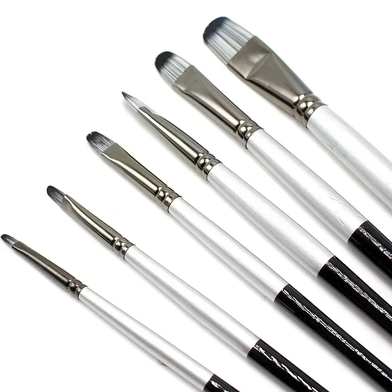 

high quality Nylon hair Paint Brush for Acrylic Painting Oil Painting Paint Brush Set Watercolor Artist Brush Art Supplies