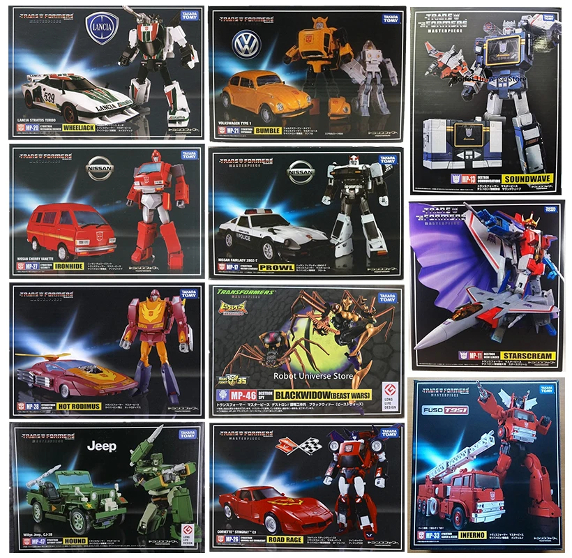 TAKARA TOMY KO Transformers MasterPiece MP Series MP12 13 15 17 19 21 23 27 28 30 33 35 36 39 45 47  Action Figure Toy Gift