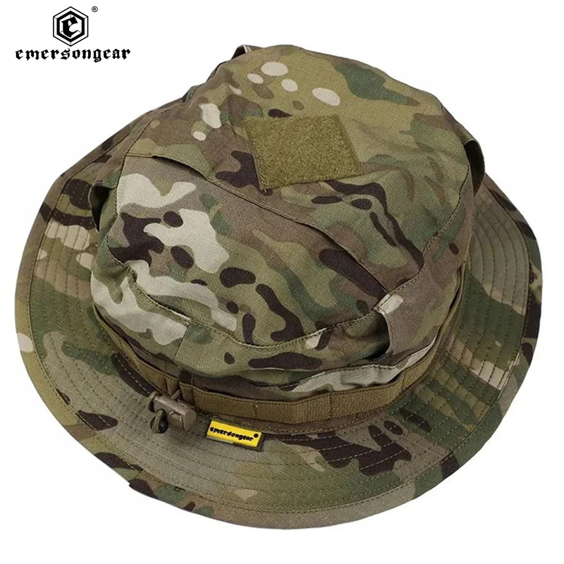 EmersogneCamouflage Boonie Hat Outdoor Hiking Fishing Hunting Camo Bucket Hat Packable Travel Summer Beach Hat For Women And Men