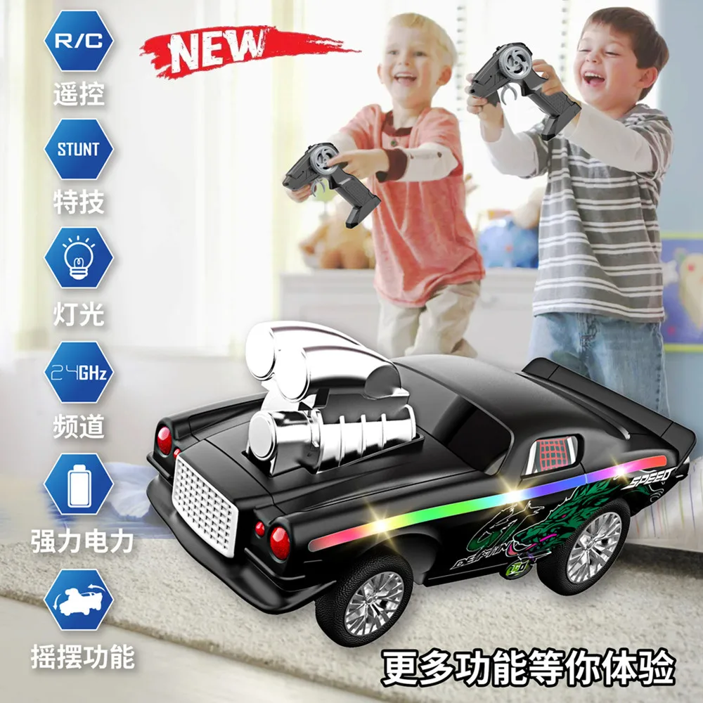 

4WD Remote Control Car 2.4G Electric Control Drift Racing 1:18 Electric Vehicle Toy Car Hobby Racing Car Toys With Lights