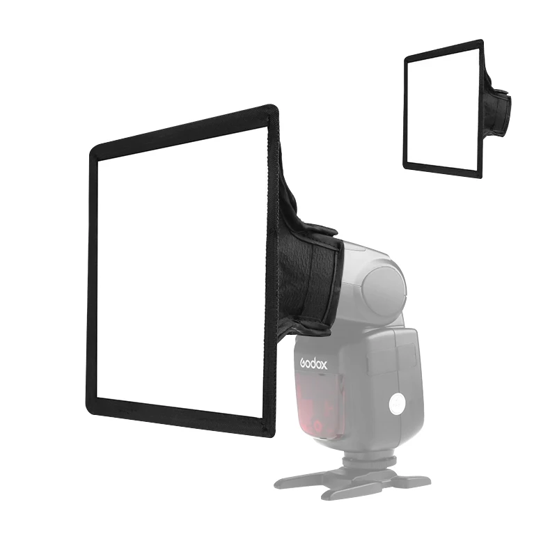 Аксессуары для вспышек SOONPHO, софтбокс с диффузором 580EX, цветной чип CF-12, тканевая ручка для линз Godox Flash