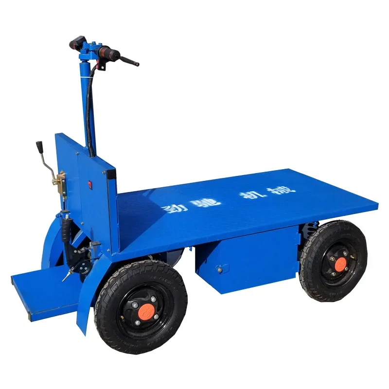 

New Product Electric platform Car Transport Equipment/ Electric Cargo Trolley with 1000kg capacity on sale