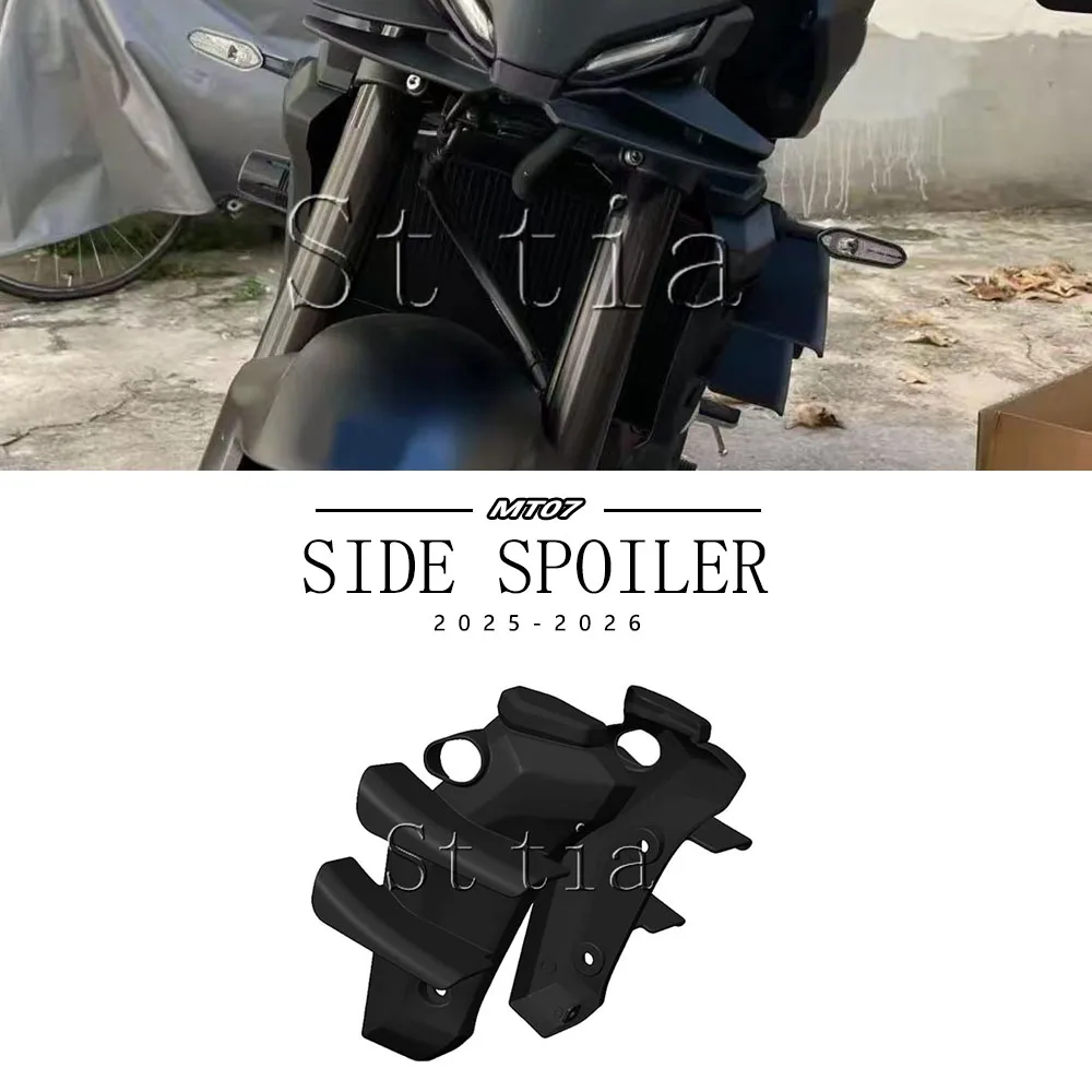 

For YAMAHA MT-07 2025-2026 MT07 MT 07 Motorcycle Accessories Sport Downforce Naked Side Spoilers Aerodynamic Wing Deflector