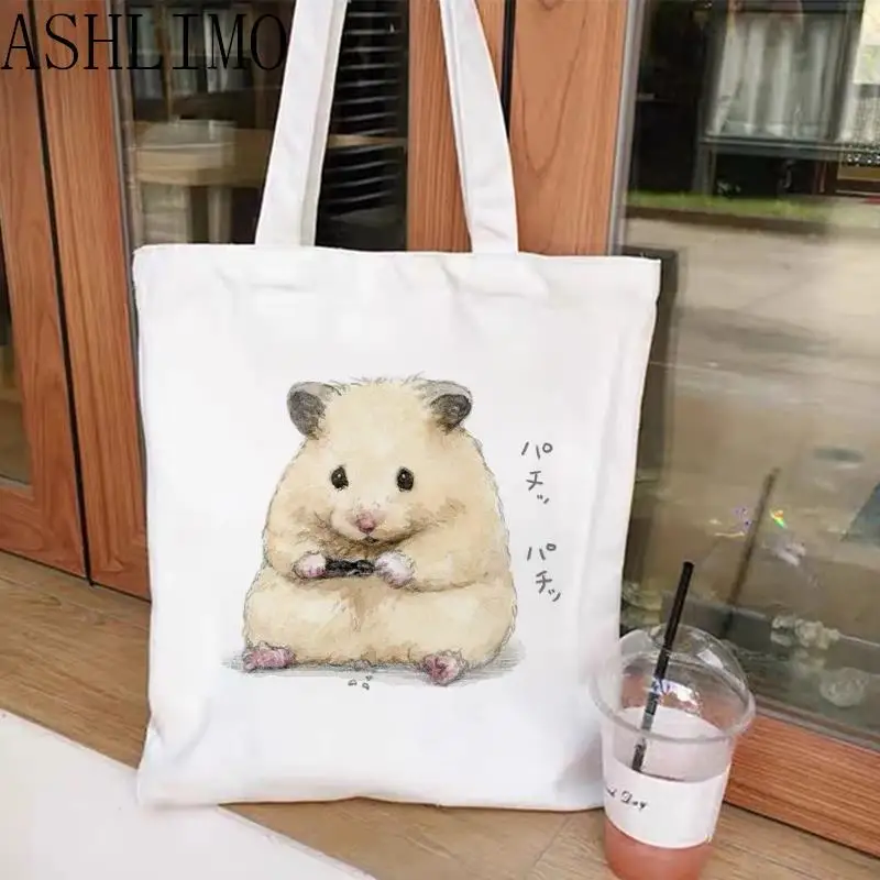 Cute Guinea Pig Women Shopper Shopping Bag Bolsa Bag Shopping Handbag Bag Tote Reusable Ecobag Cabas Bags For Women