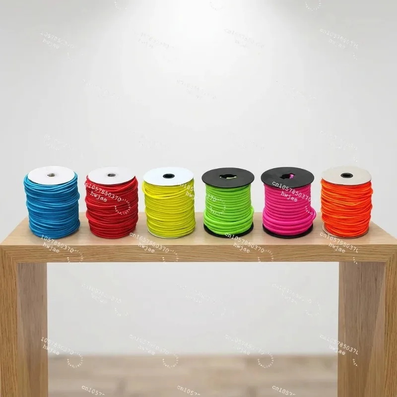 For Basic Accessories 6mm Elastic Rope Luminous Secondary Head Collar Rope