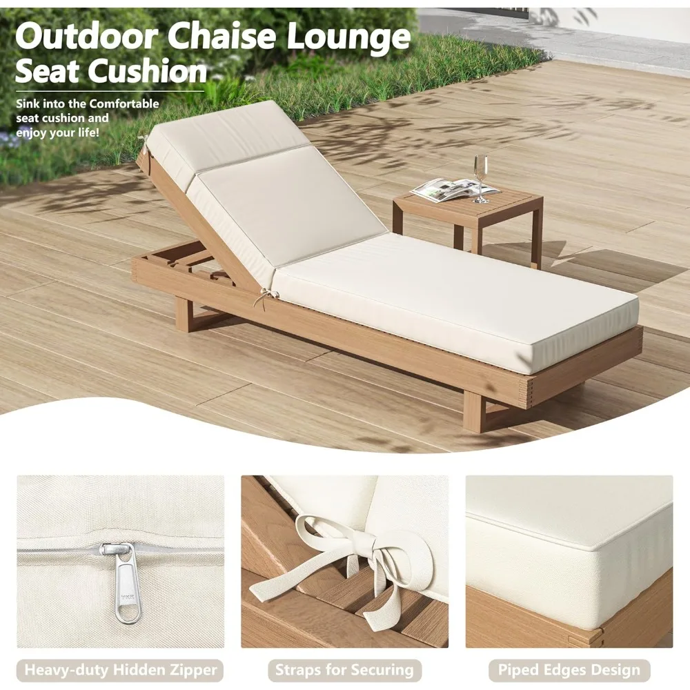 وسائد استرخاء خارجية، 80 لتر × 26 عرض × 4 أبعاد، رغوة عالية الكثافة، طاردة للماء، مقاومة للبهتان، مجموعة وسائد خارجية متينة #5