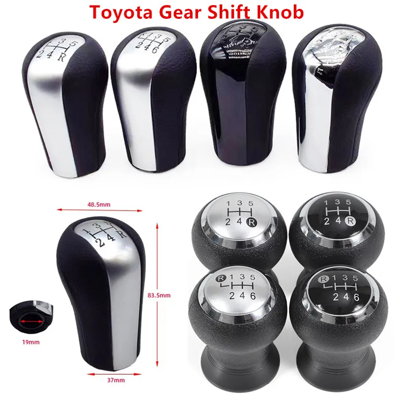 

Car Gear lever shift knob Corolla Auris Yaris Lever Shift Lever AYGO RAV4 Yaris VITZ 5/6 Speed Shift Knob Gear Knob