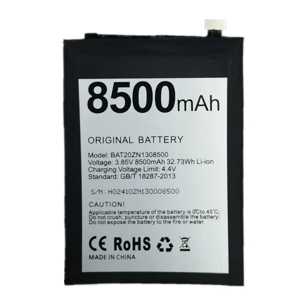 New Original Battery For Doogee S86 Pro, S86, S86Pro, BAT20ZN1308500 , 8500mAh Fast Deliver