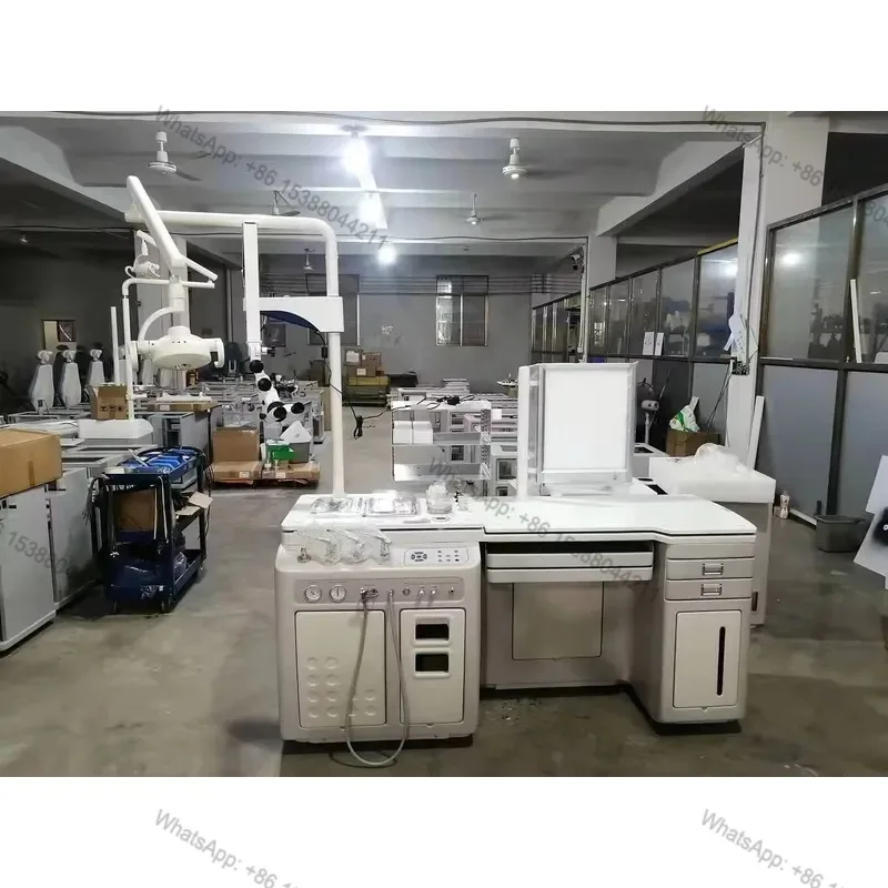 Hot Sale MT MEDICAL Equipment Multi-function Treatment Equipment ENT Chair ENT Treatment Workstation Unit Table with Stool