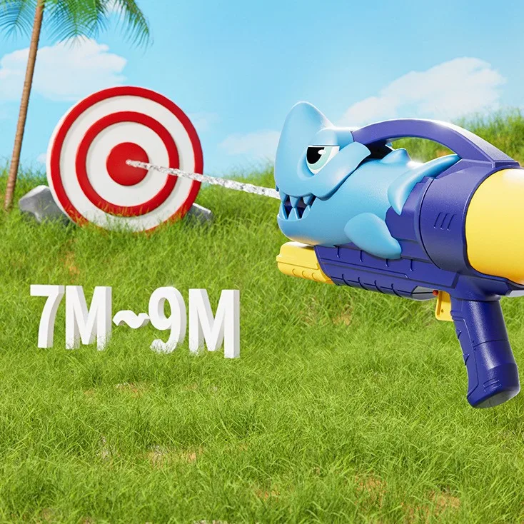 Letni wysokociśnieniowy pistolet na wodę do ciągnięcia nieelektryczny pistolet natryskowy pistolet na wodę pistolet na zabawki plażowe dla dzieci dzieci dorosłych bitwa