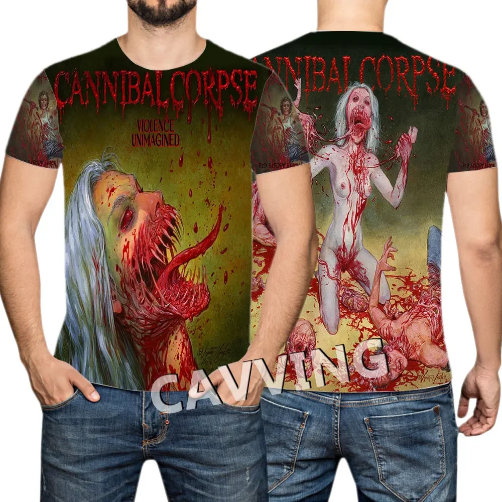 CANNIBAL CORPSE 3D Printed Casual T-shirts Hip Hop Tee Shirts Harajuku Styles Tops Fashion Clothing for Women/men