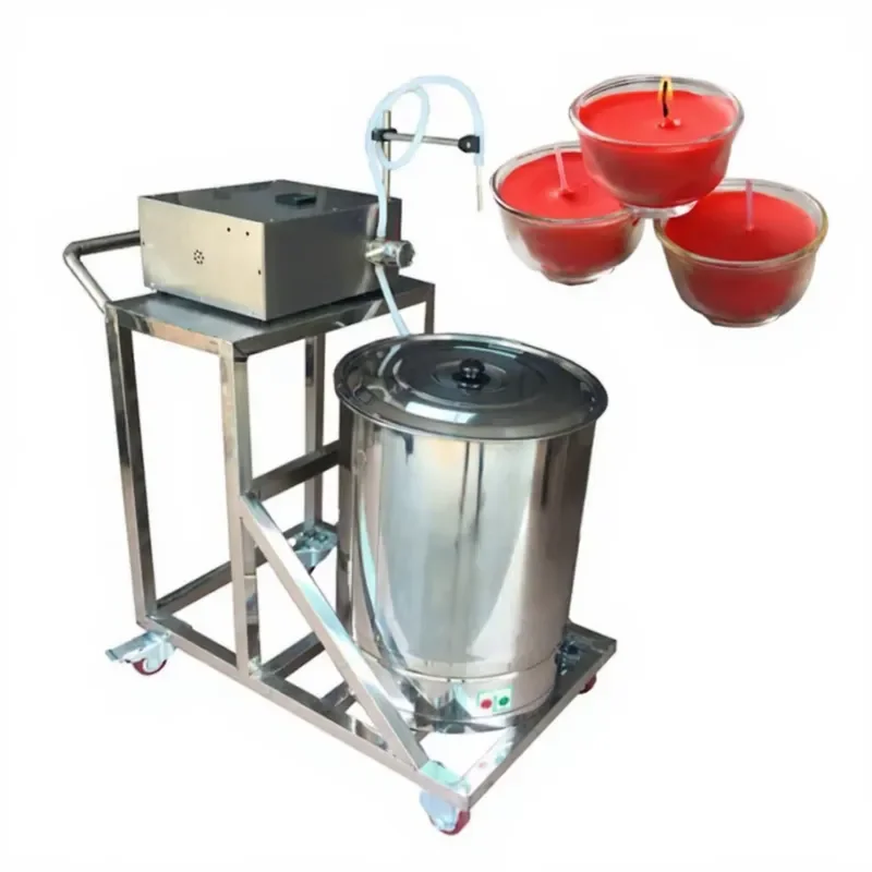 

YWM Certificate New Produced Desktop Candle Wax Cartridge Filling Making Machine Soy//Palm/Bee/Gel Wax Melting