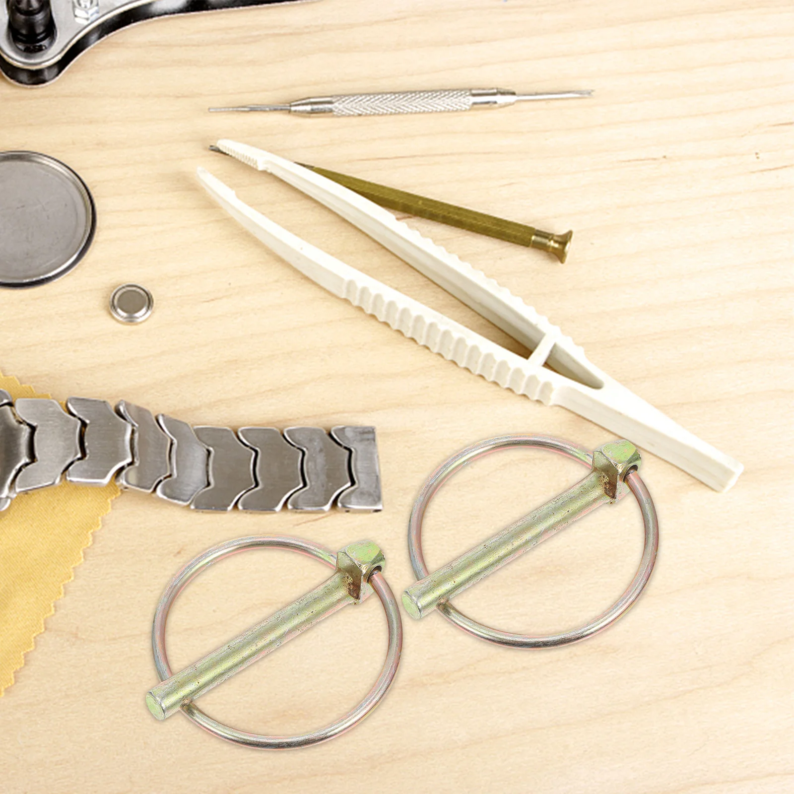 

8pcs Heavy Duty Lynch Pin Safety Fastener For Farm Tractors Trailers Mowers Equipment Hitch Lock Durable Shaft Pin