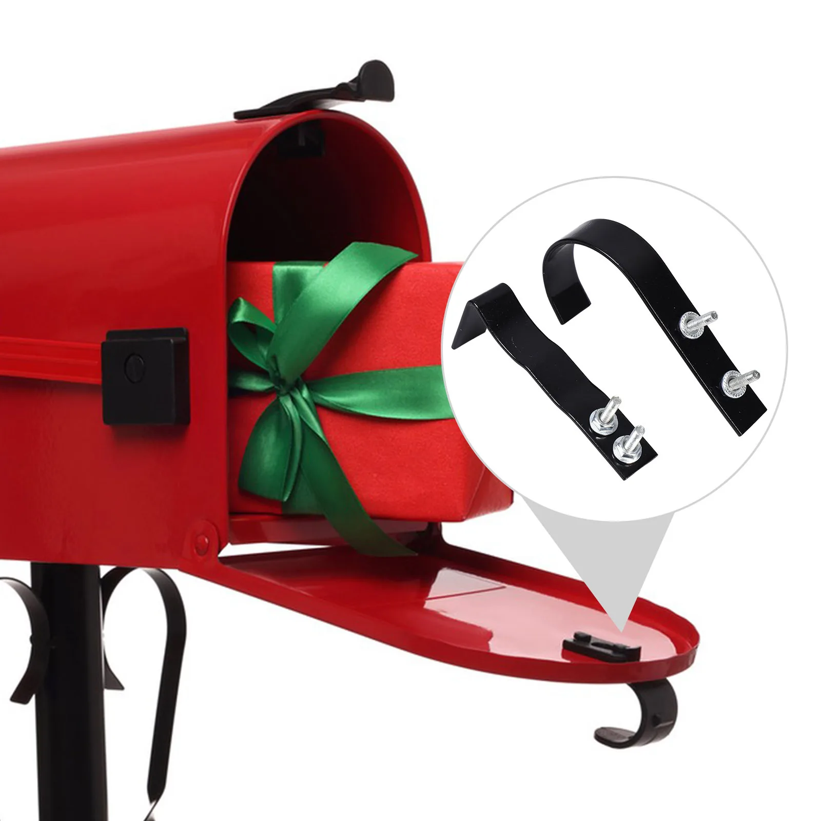 

1 комплект защелки и ручки для почтового ящика, простая установка, долговечный металлический материал, универсальные аксессуары для почтового ящика