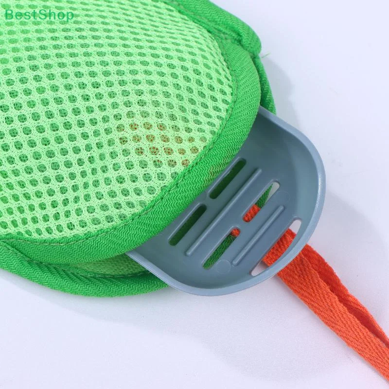 ❤️ حقيبة شبكية للصابون مع حبل، شبكة رغوية لتنظيف الحمام، جيب شبكي لتنظيف زهور الحمام، فائقة النعومة للمنزل #3