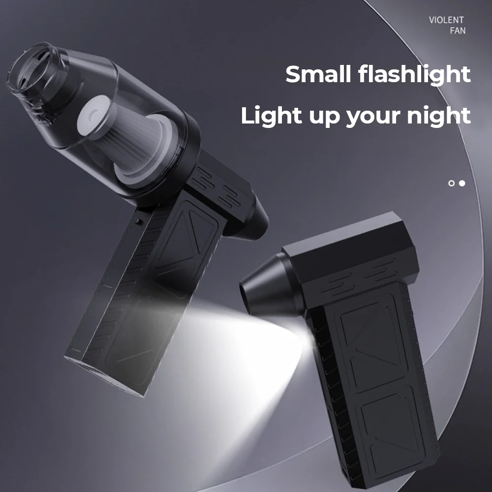 منفاخ هواء قوي 990000 دورة في الدقيقة مروحة عنيفة بدون فرش مكنسة كهربائية للغبار رياح قوية 60 متر/الثانية منفاخ نفاث توربو من النوع C لإعادة الشحن